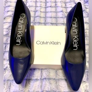 Calvin Klein Heels Dark Navy